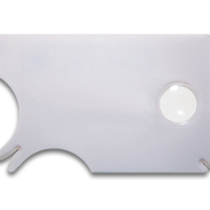 Karta na klíšťata s lupou